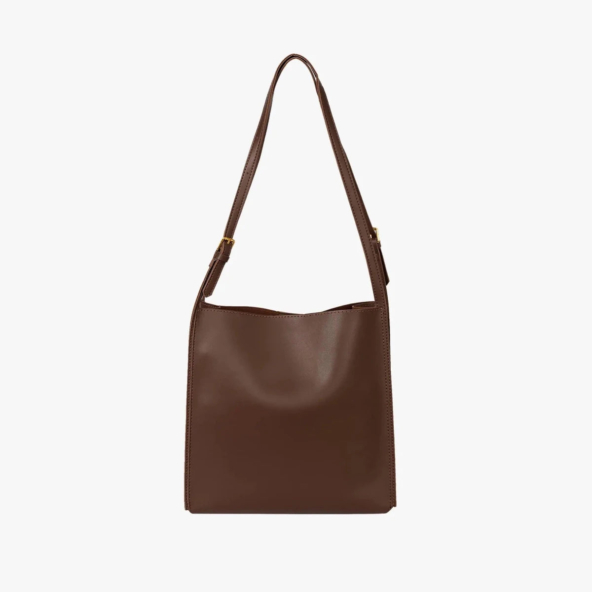 Eco-friendly vegan leather tote bag by MANDOTOS, featuring a stylish and sustainable design with spacious interior and durable handles.