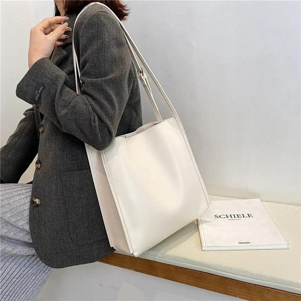 Olives Vegan Leather Tote - MANDOTOS