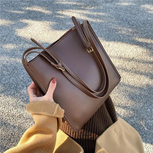 Olives Vegan Leather Tote - MANDOTOS