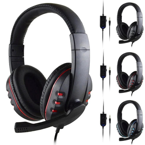 3.5mm Wired Gaming Headphones Game Headset Noise Cancelling Earphone with Microphone Volume Control for PS4 Play Station 4 PC - MANDOTOS