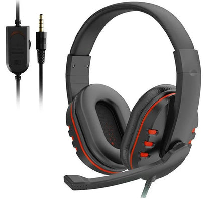 3.5mm Wired Gaming Headphones Game Headset Noise Cancelling Earphone with Microphone Volume Control for PS4 Play Station 4 PC - MANDOTOS