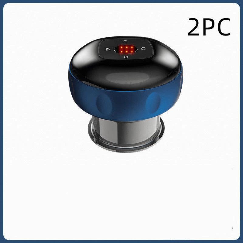 Mandotos electric cupping massage device with vacuum therapy, showing the sleek handheld design and attachments for targeted therapy.