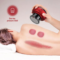 Mandotos electric cupping massage device with vacuum therapy, showing its sleek design and multiple suction cups for therapeutic use.