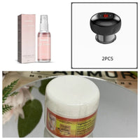 Mandotos electric cupping massage device for vacuum therapy, featuring sleek design and adjustable cups for muscle relief.