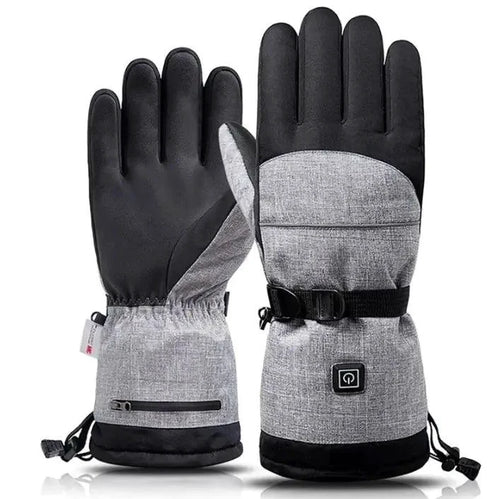 Electric Heated Gloves - Skiing Motorcycle Touchscreen Rechargeable - MANDOTOS