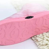 Mandotos electric heated shoes with heated insoles and stylish black design for warmth and comfort.