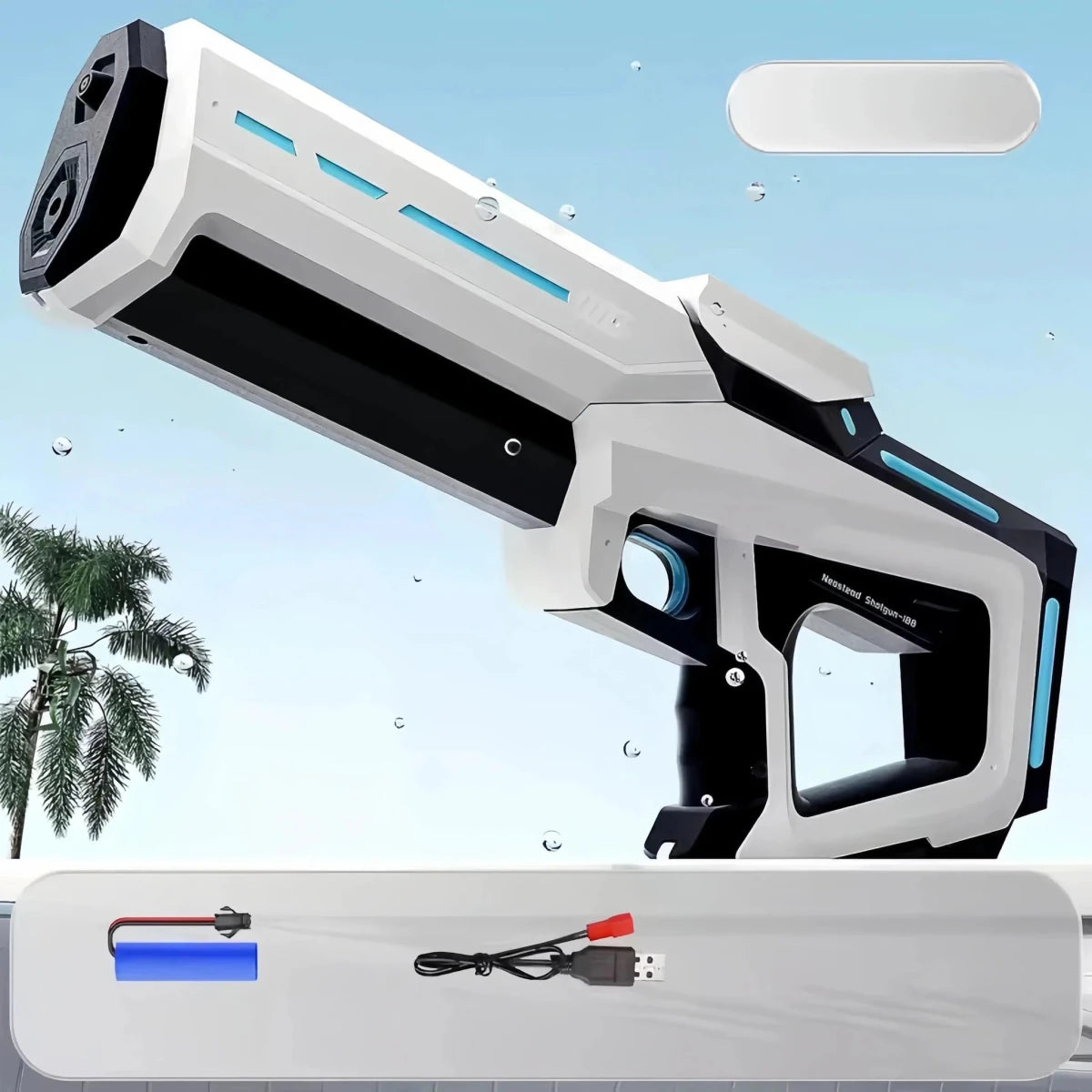 Electric Water Guns For Adults Powerful Automatic Water Blasters Summer Outdoor Beach Toy - MANDOTOS