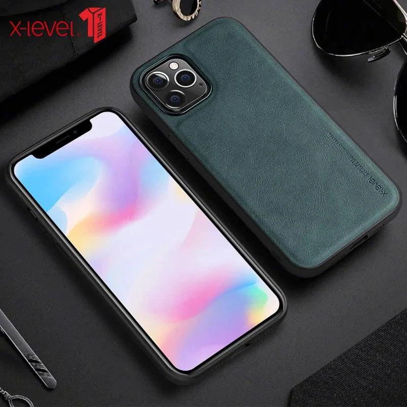 Elegant Leather iPhone Shield - MANDOTOS