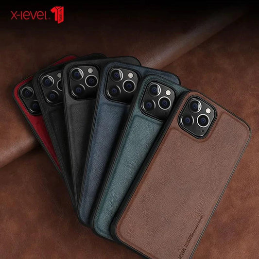 Elegant Leather iPhone Shield - MANDOTOS