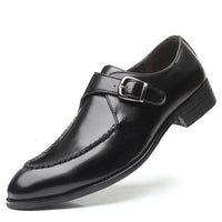 Elegant leather Oxfords by MANDOTOS featuring polished black leather and classic lace-up design.