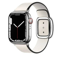 Elegant leather strap by MANDOTOS featuring smooth, high-quality leather and adjustable design for stylish accessories.