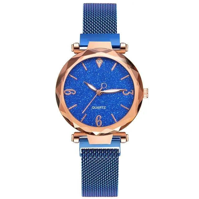 Elegant rose gold MANDOTOS timepiece with a sleek watch face and stylish band, showcasing luxury and craftsmanship.