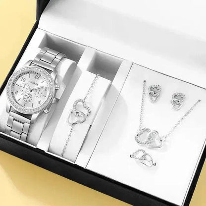 Elegant Rose Gold Watch Ensemble - MANDOTOS