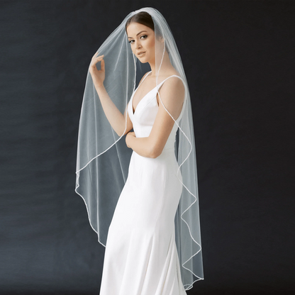 ElegantBride V14 Long Flowing Veil - MANDOTOS