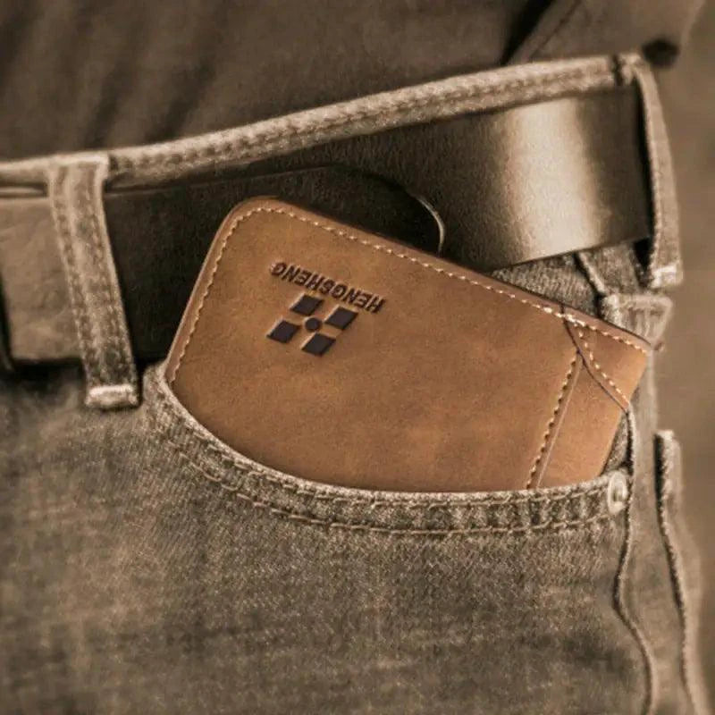 Elite Fold Leather Wallet - MANDOTOS