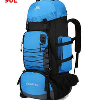 Mandotos Expedition Pro Backpack in black with multiple compartments and adjustable straps, designed for outdoor adventures.