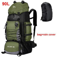 Mandotos Expedition Pro Backpack with multiple compartments and padded straps, ideal for outdoor adventures and travel.