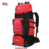 Mandotos Expedition Pro Backpack in black with multiple compartments, padded straps, and rugged design for outdoor adventures.