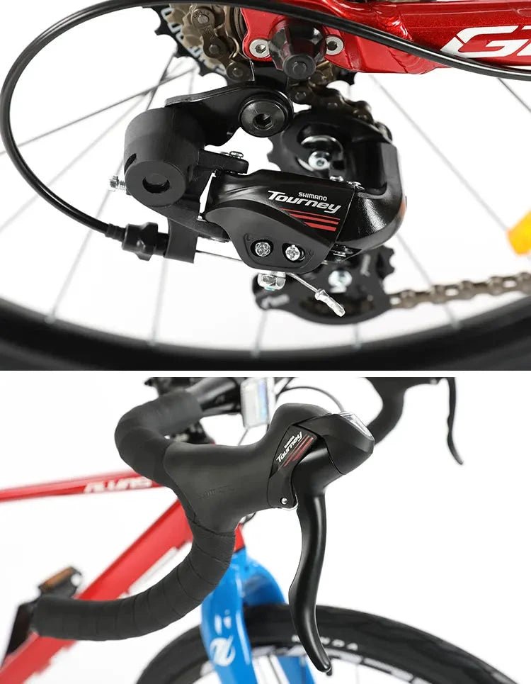 F, YUZE G240 7Speed Aluminum Disc Brake Bike Boy Girl Student Children Bicycle Teen Road bicicleta велосипед Handlebar 380mm MANDOTOS