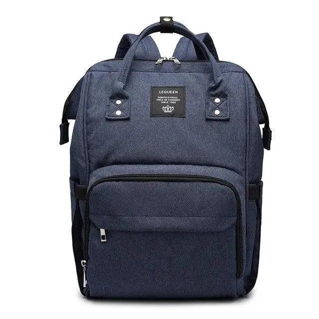 Mandotos Fashion Mummy Maternity Nappy Bag showing stylish design with multiple compartments and adjustable straps.