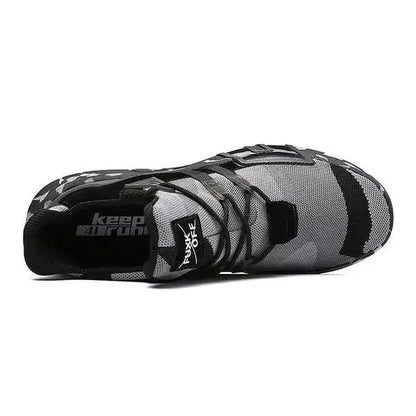 MANDOTOS Breathable Outdoor Jogging Shoes Lightweight Running Sneakers With Ventilated Mesh Design And Durable Sole - MANDOTOS