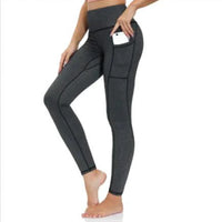 Mandotos FlexiForm high-waist fitness leggings in black, featuring a snug fit and stretchy fabric for workout comfort.