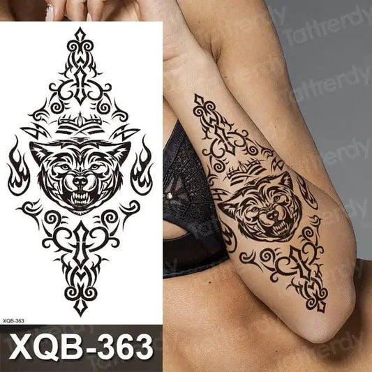 Floral Essence Body Art Tattoo - MANDOTOS