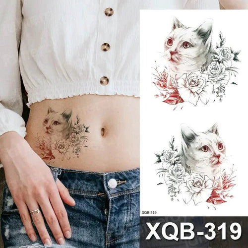Floral Essence Body Art Tattoo - MANDOTOS