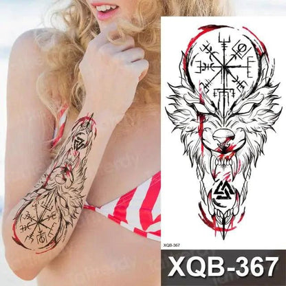 Floral Essence Body Art Tattoo - MANDOTOS
