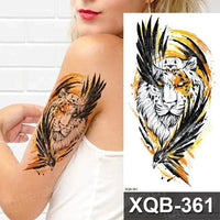 Mandotos Floral Essence Body Art Tattoo featuring vibrant floral designs on skin for temporary body decoration.