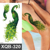 Mandotos Floral Essence Body Art Tattoo featuring intricate floral designs on skin for temporary body art.