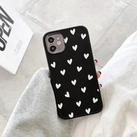 Mandotos floral love phone case with colorful flower design on a protective silicone cover for smartphones.
