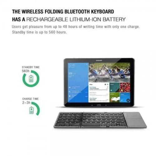 Folding Bluetooth Keyboard - MANDOTOS