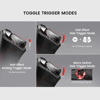 Mandotos GameSir Cyclone 2 wireless Bluetooth controller for Nintendo Switch, iPhone, and Android with Hall Effect joystick.