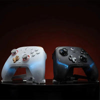 Mandotos GameSir Cyclone 2 wireless Bluetooth controller for Nintendo Switch, iPhone, and Android with Hall Effect joystick.