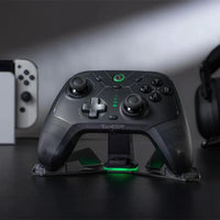 Mandotos GameSir Cyclone 2 wireless Bluetooth controller for Nintendo Switch, iPhone, and Android with Hall Effect joystick.