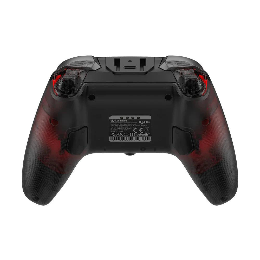 Mandotos GameSir Cyclone 2 wireless controller with Bluetooth, Hall Effect joystick for Nintendo Switch, iPhone, and Android gaming.