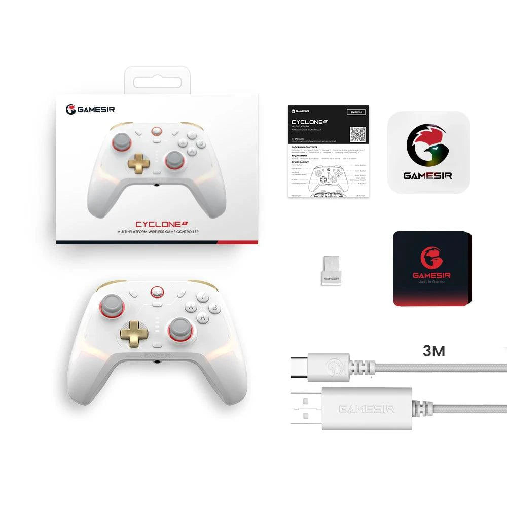 GameSir Cyclone 2 Wireless Controller for Nintendo Switch / iPhone / Android, Bluetooth Gamepad with Hall Effect Joystick - MANDOTOS