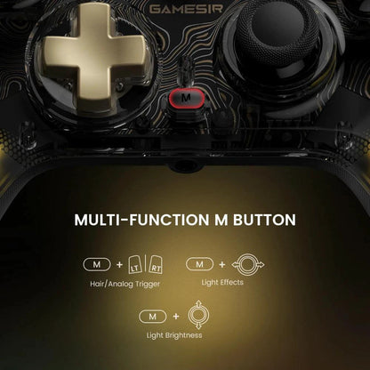 GameSir Kaleid Flux Xbox Controller Wired Gamepad for Xbox Series X, Xbox Series S, Xbox One game console Hall Effect Joystick - MANDOTOS