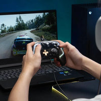 Mandotos GameSir Kaleid Flux wired Xbox controller with Hall Effect joysticks for Xbox Series X, Series S, and Xbox One consoles.