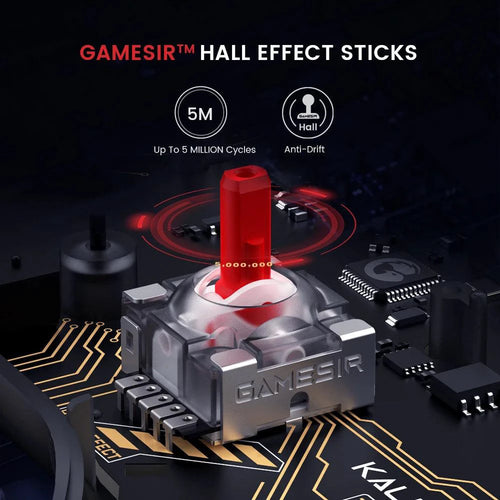 MANDOTOS GameSir Kaleid Xbox wired controller with Hall Effect joystick for Xbox Series X, Series S, and Xbox One gaming consoles.