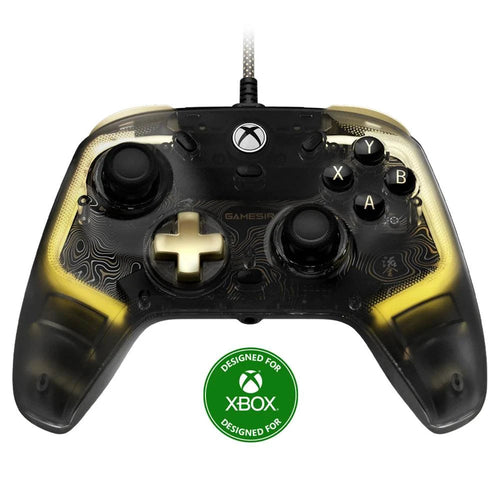 Mandotos GameSir Kaleid Xbox wired controller with Hall Effect joystick for Xbox Series X, Series S, and Xbox One gaming consoles.