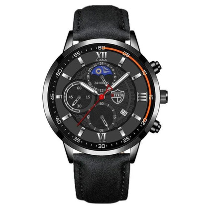 Gent's Classic Leather Timepiece - MANDOTOS