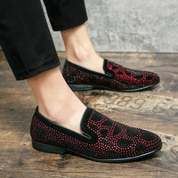 Gent's classic suede footwear by MANDOTOS, featuring a stylish design and comfortable fit, shown in a close-up image.