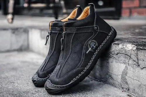 Gentleman's Leather Loafers - MANDOTOS