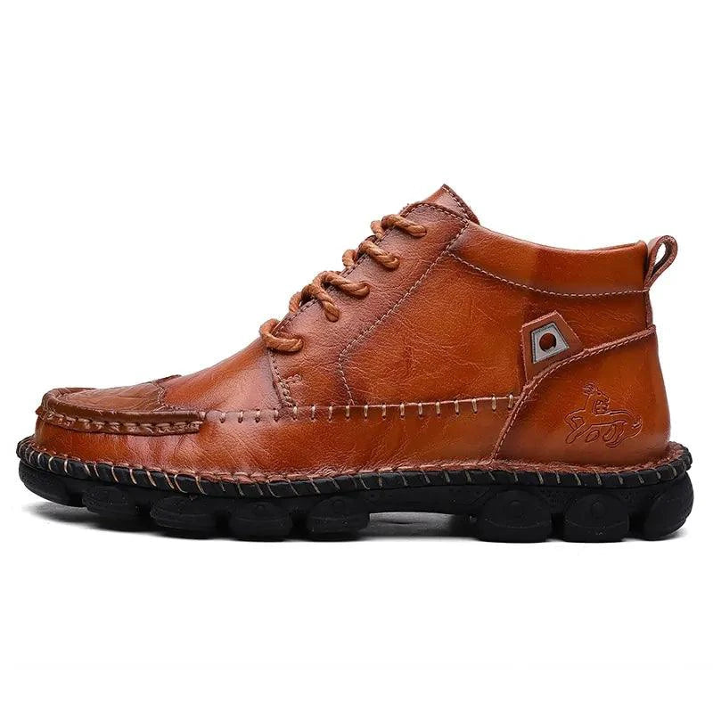 Gentleman's Leather Loafers - MANDOTOS