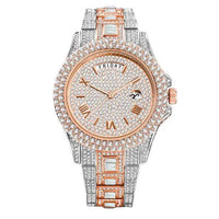 Elegant gold Luxe watch for gentlemen by MANDOTOS featuring a sleek design and classic round face.