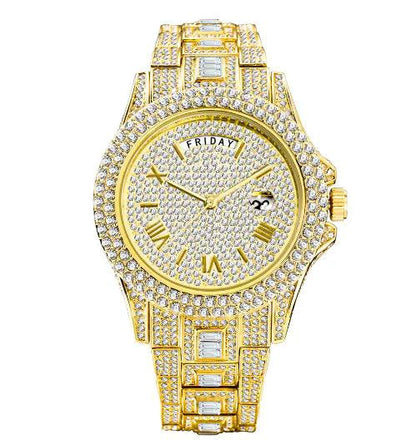 Gentlemen's Gold Luxe Watch - MANDOTOS