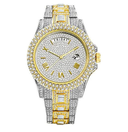 Gentlemen's Gold Luxe Watch - MANDOTOS