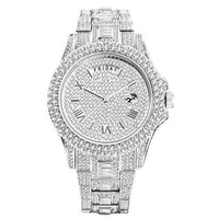 Mandotos Gentlemen's Gold Luxe Watch with a sleek gold band and classic round face, stylish and elegant for formal wear.